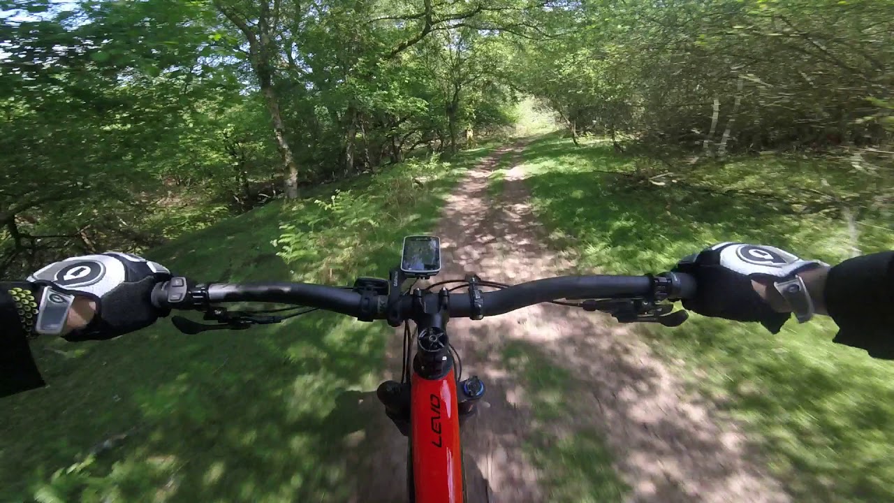 Quantocks MTB - Smiths Combe. Turbo Levo & oldish bloke.