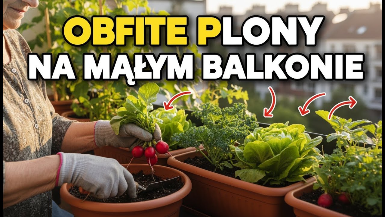 10 Warzyw na Balkon, Kt&oacute;re Dają Plon Nawet w Małej Doniczce (Zero Doświadczenia!)