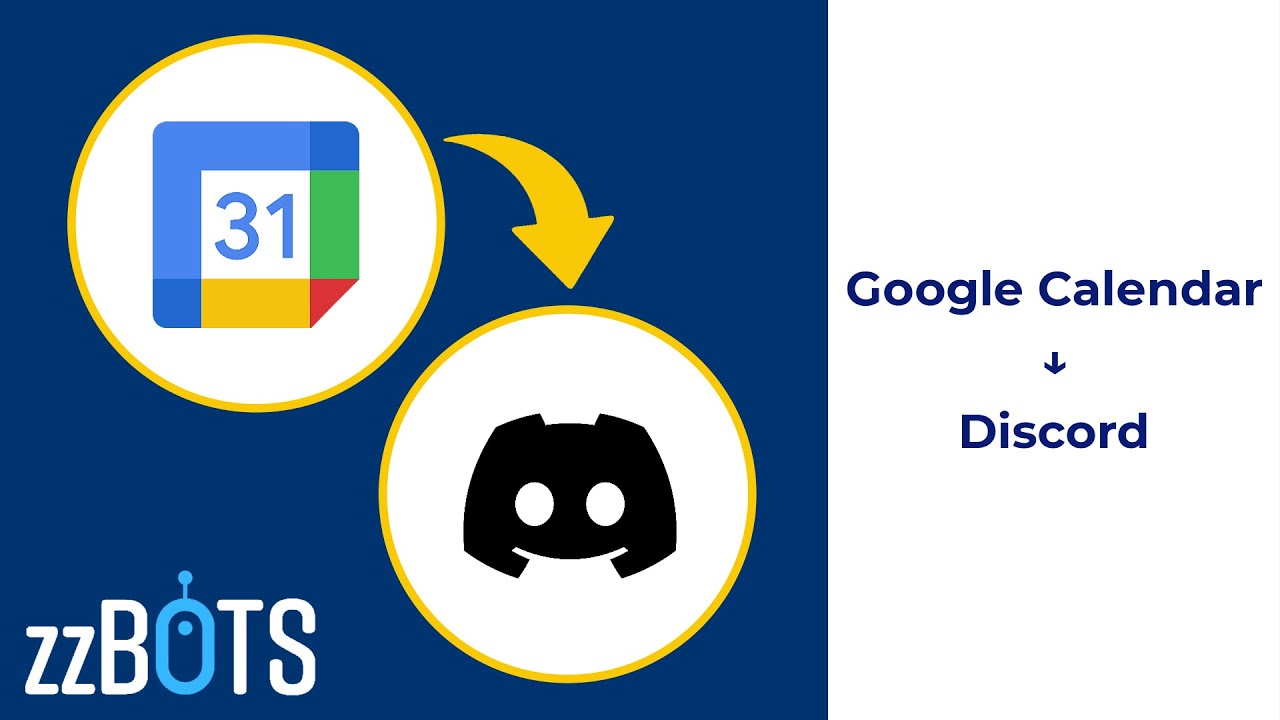 How to Sync Google Calendar events over to discord messages | zzBots