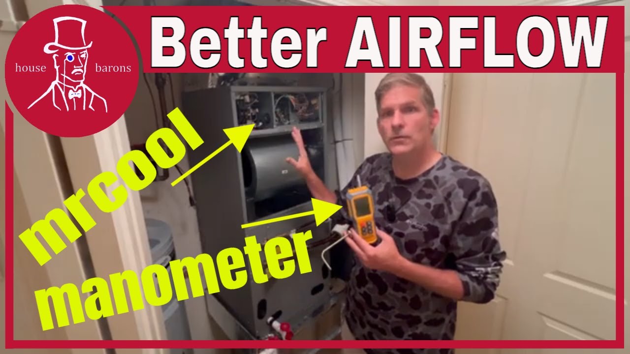 How to Use a Manometer to Adjust MrCool Universal Heat Pump Fan Speed