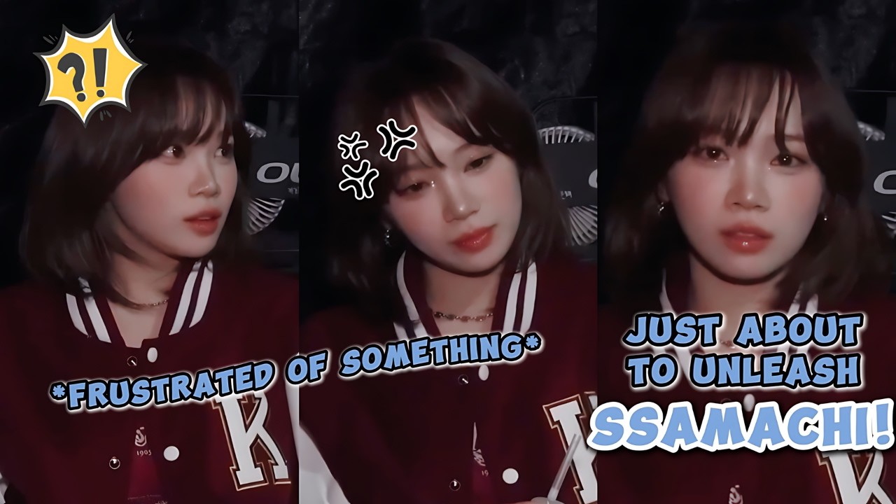 CHAEWON almost got angry before their Korea University performance because of this 😱