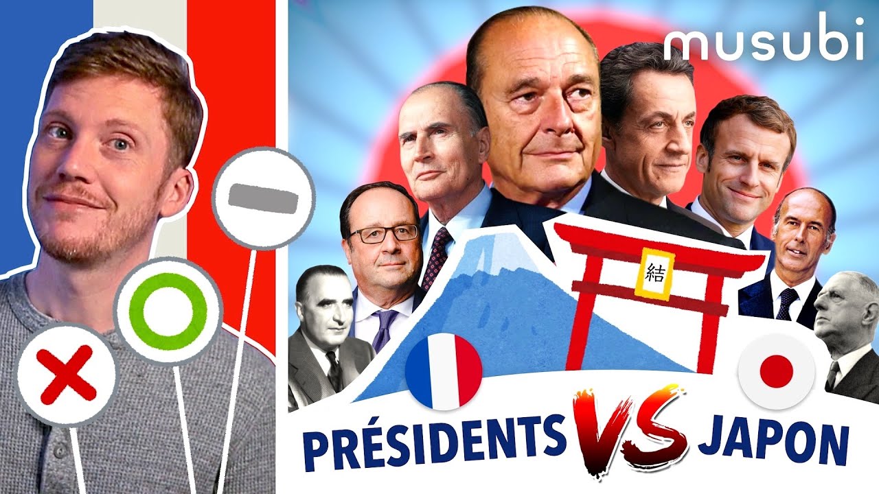 Je note les relations des PRÉSIDENTS 🇫🇷 avec le JAPON 🇯🇵