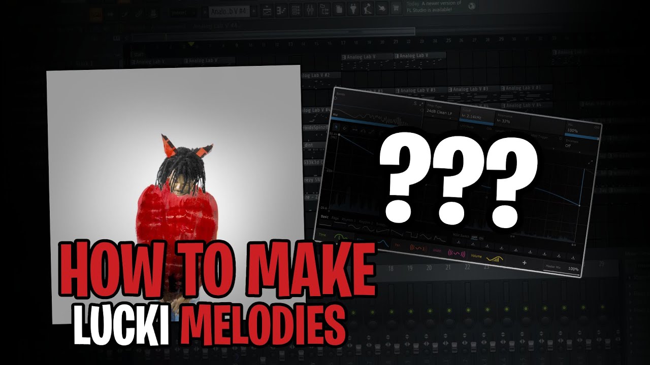 How To Make Ambient Melodies For Lucki In 2022 | FL Studio Tutorial