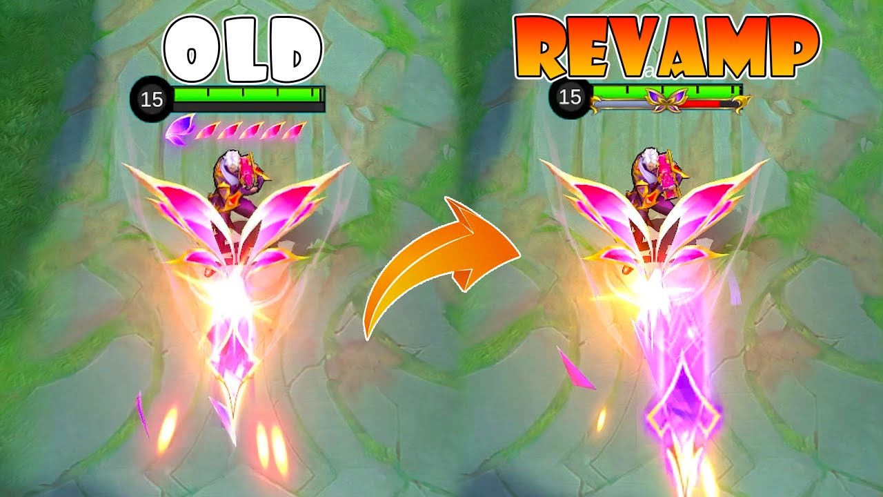 Granger Revamp Valentine Skin VS OLD Skill Effects