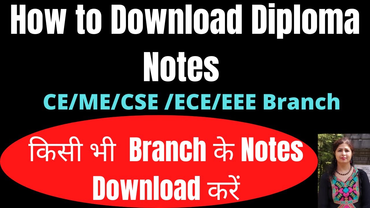 diploma ke notes download kaise kare | How to download notes of any diploma branch | Diploma Notes