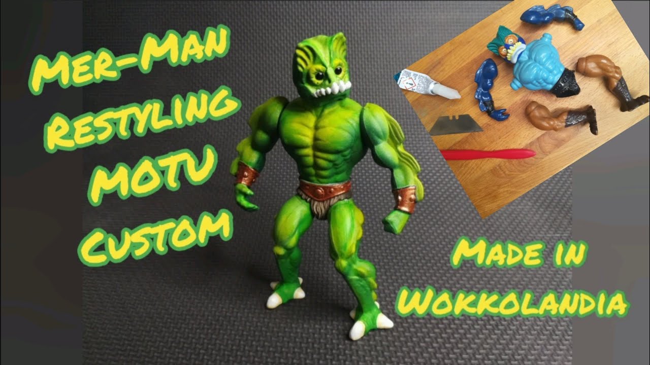 Mer-Man Masters of the Universe figure Custom Ep. 32