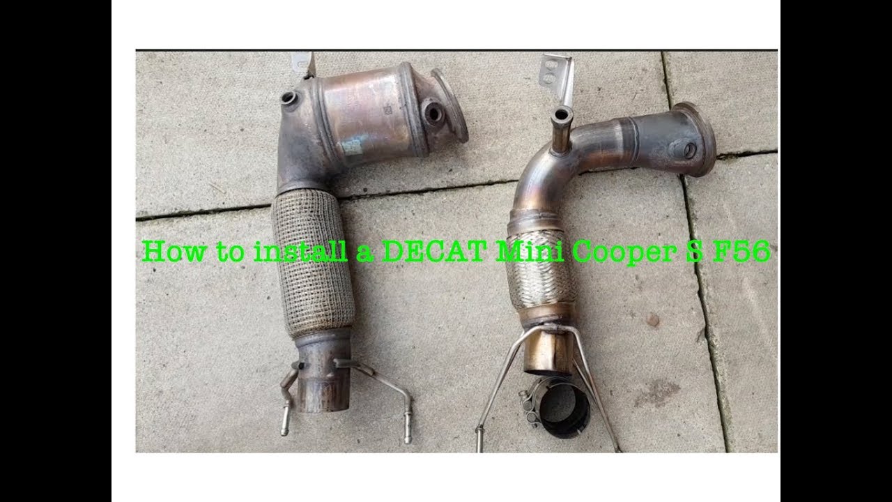 MILLTEK Downpipe/Decat Install Tutorial Mini Cooper S F56