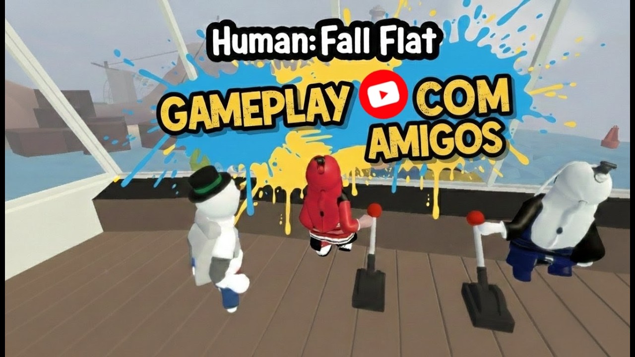 Human Fall Flat com os Amigos: Muita Risada e Pouca Habilidade
