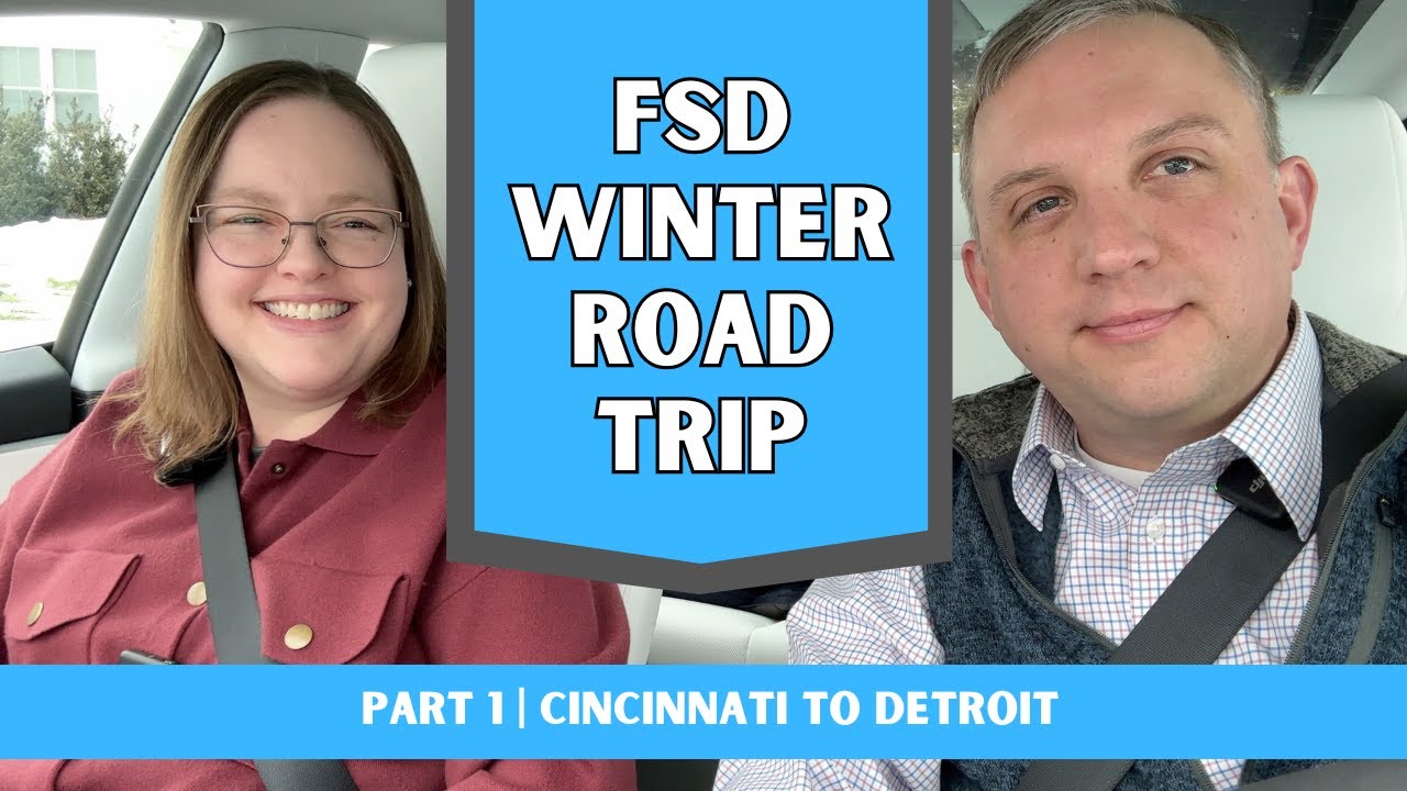 FSD Winter Road Trip in a 2025 Long Range RWD Tesla Model 3