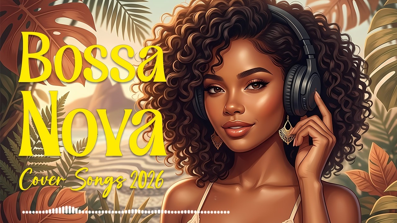 Bossa Nova Covers Of Popular Songs 50 Hits 🌴 Positive Bossa Nova Songs For Study & Coffee Moments