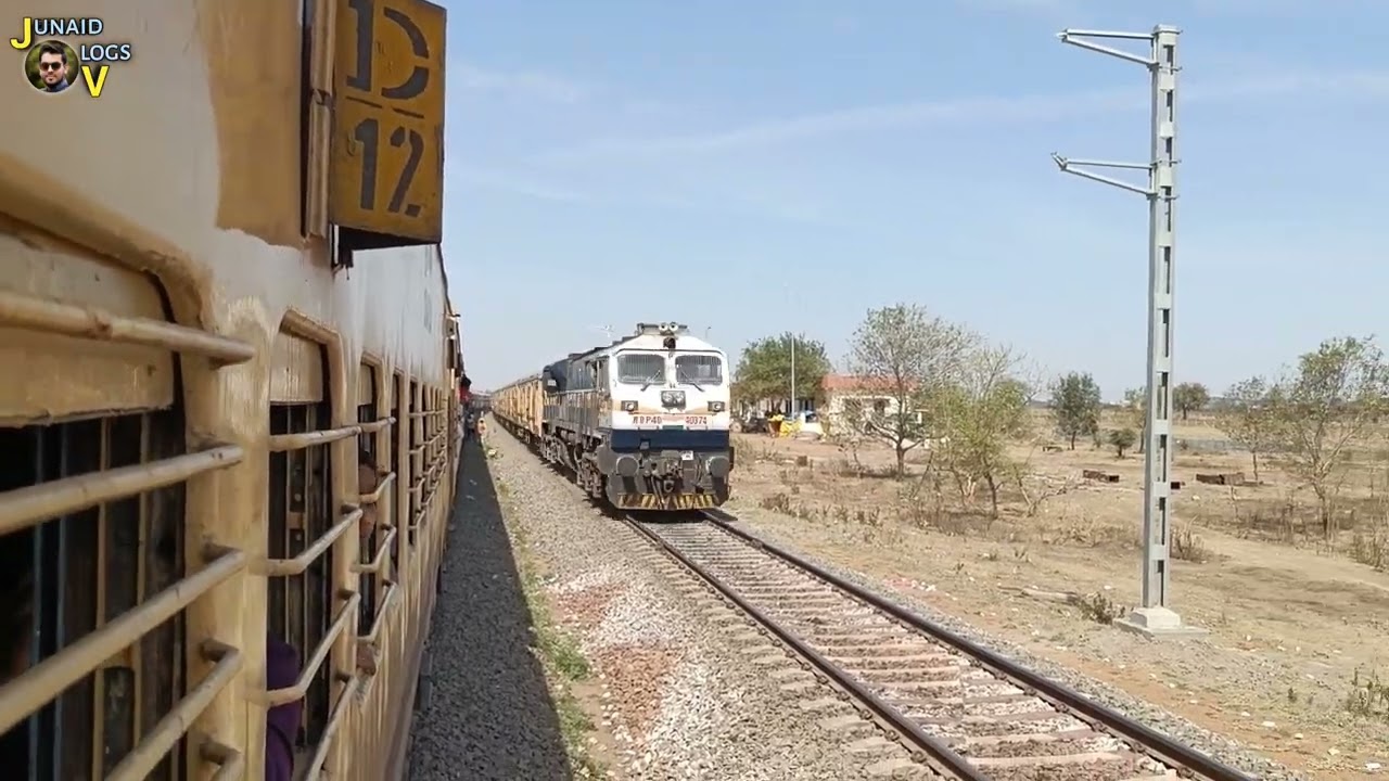 Manmad Nanded Passenger Skip Marathwada Express At Dinagaon Near Jalna l Junaid Vlogs