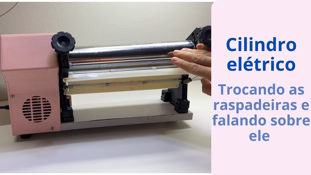 Cilindro elétrico no biscuit: prós, contras e manutenção, como eu troco as raspadeiras