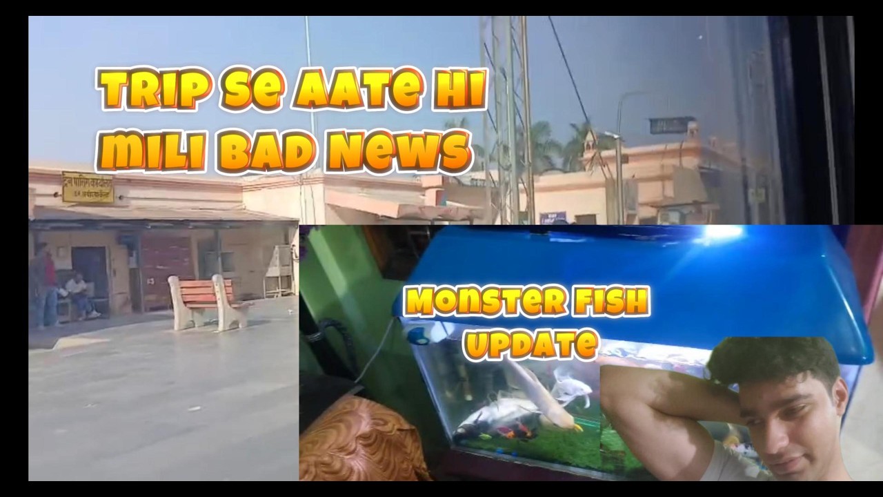 Trip se aaty hi mili ek bad news | Family Vlog