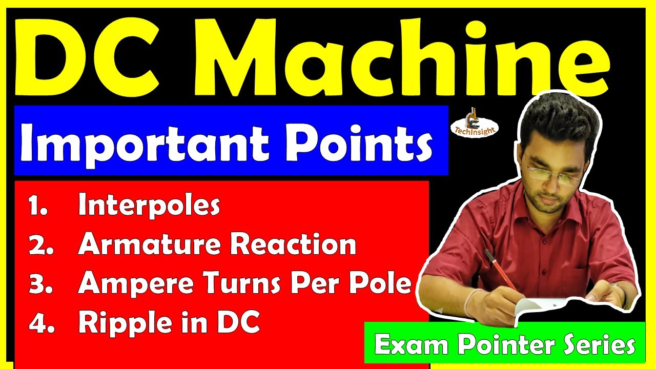 DC Generator | Part 21 | Exam Pointer Series | SSC JE/RRB JE/ Other JE Exams