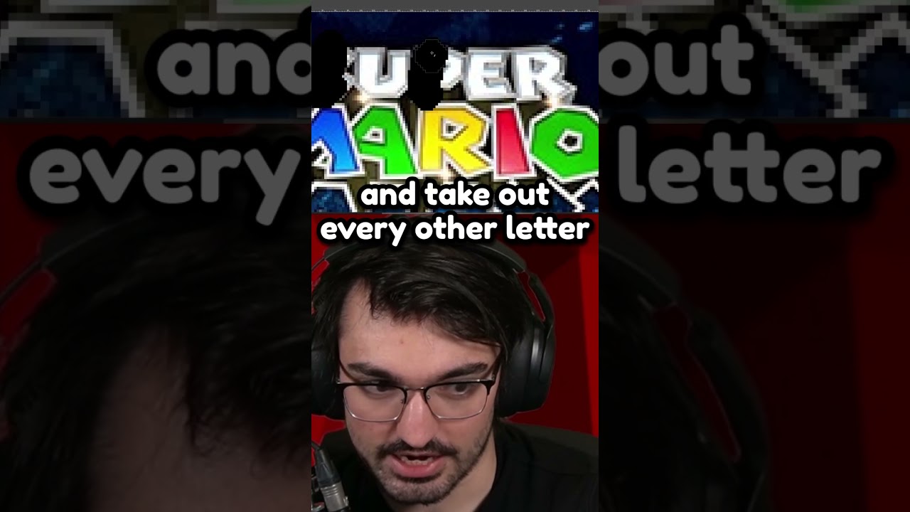 Mario Galaxy's hidden message