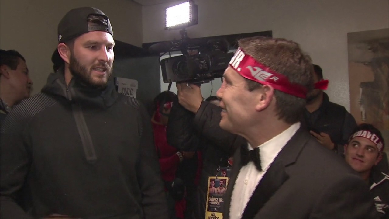 André-Pierre Gignac visita a Chávez Jr. y Britsch