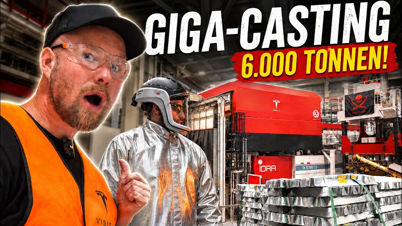 Teil 2 | 6.000 Tonnen Druck: So funktioniert Teslas Giga-Casting in Berlin | EFIEBER