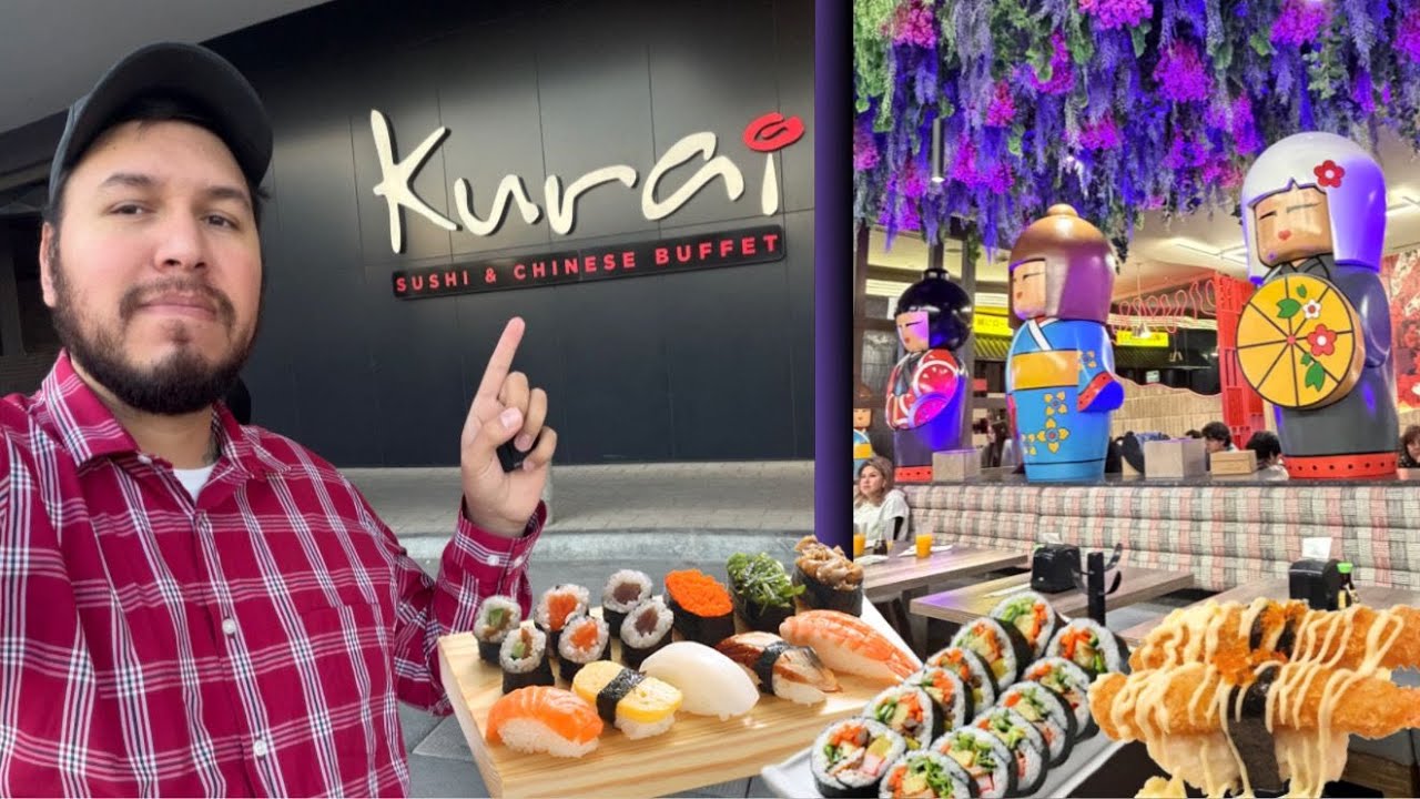 Fuimos al Buffet Chino más Grande de N.L  😱🍣 / Todo el Sushi que puedas comer