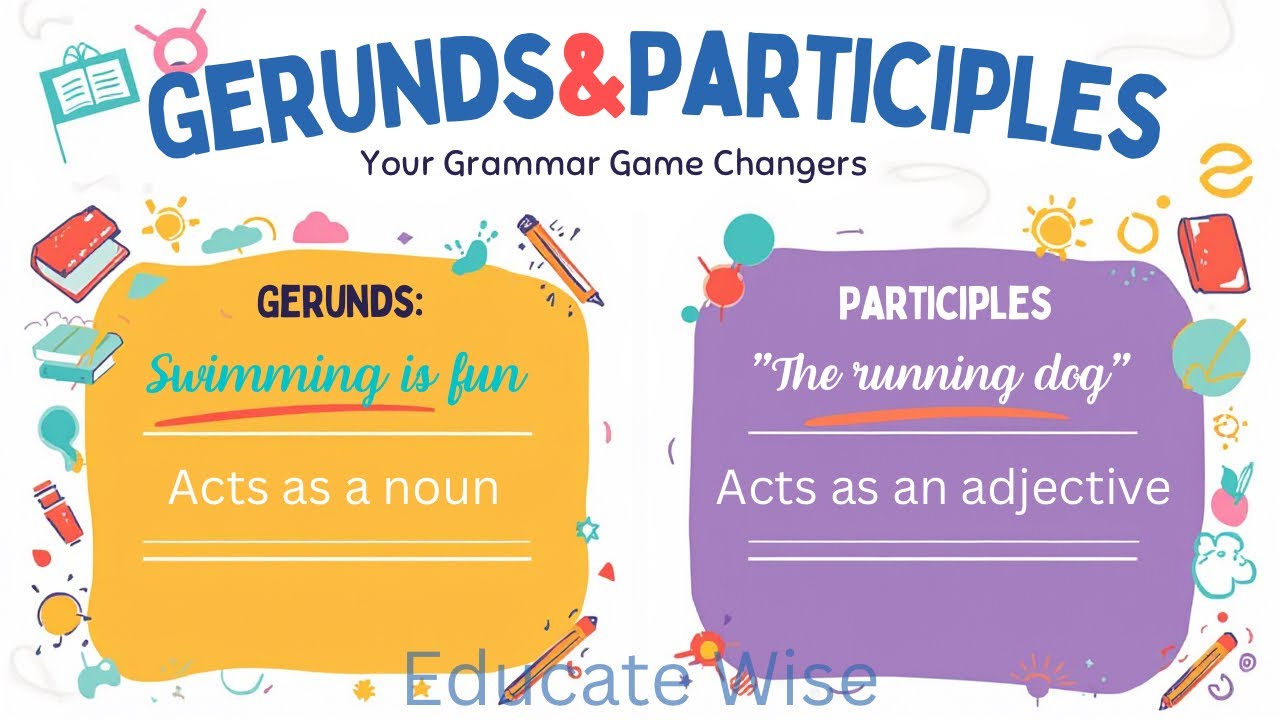 Gerunds and participles |English Grammar#competitiveexams #class10englishgrammar