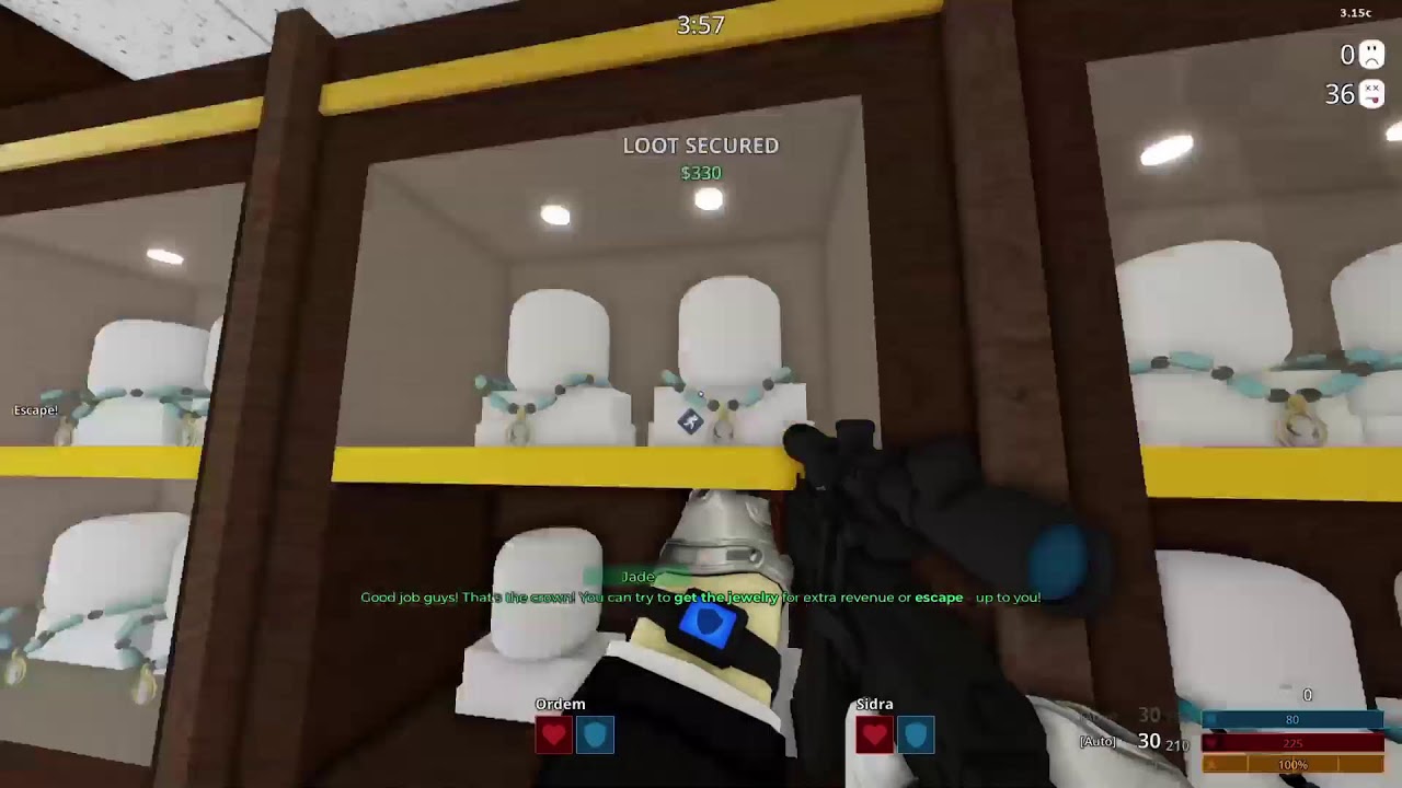 ROBBING A BANK IN Roblox