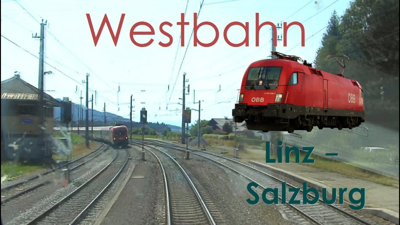 🇦🇹 Führerstandsmitfahrt RAILJET - Westbahn Linz - Salzburg [HD] - Cab Ride High Speed Train