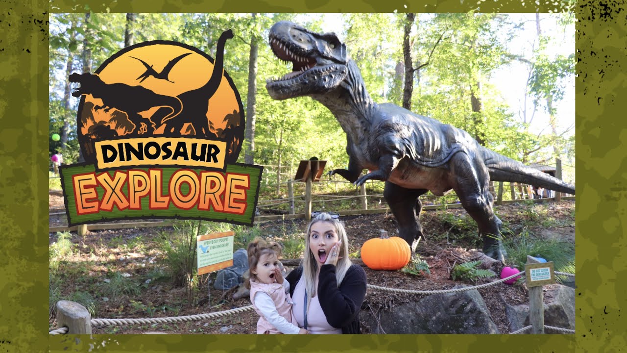Dinosaur Explore at Stone Mountain with Karina