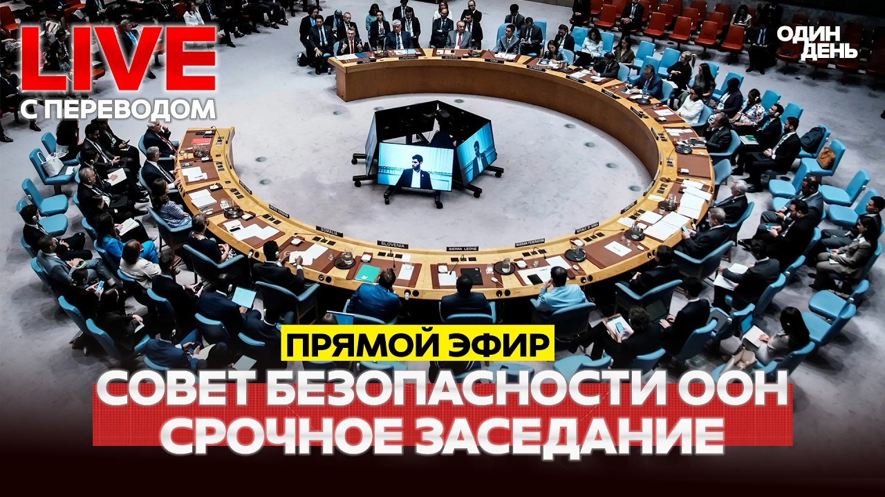 🔴 ТРАНСЛЯЦИЯ Совбез ООН: срочное заседание #новости #одиндень #прямойэфир #live #совбез
