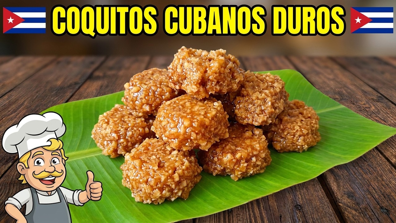 Coquitos cubanos receta paso a paso
