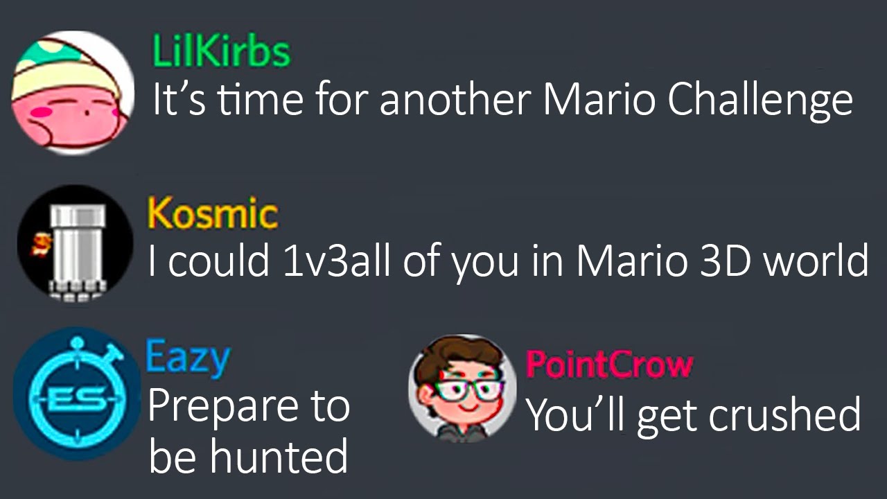 Mario Speedrunner vs. 3 Hunters (Gone Wholesome)