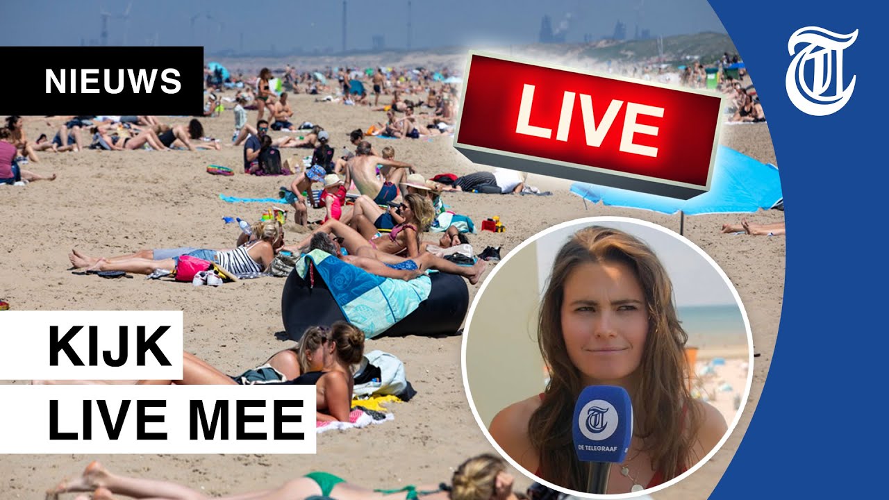 KIJK TERUG: Michelle op het strand in Bloemendaal