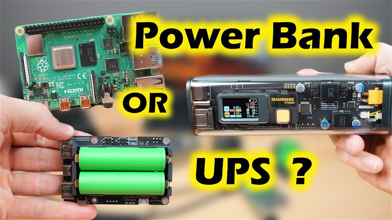 Можно ли питать Pi от внешнего аккумулятора вместо ИБП? Я попробовал Shargeek Storm 2