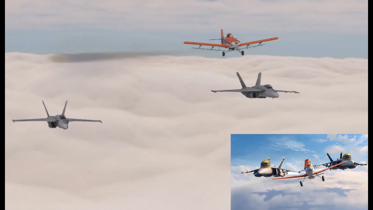Planes - Dusty's daydreaming - remake in MSFS