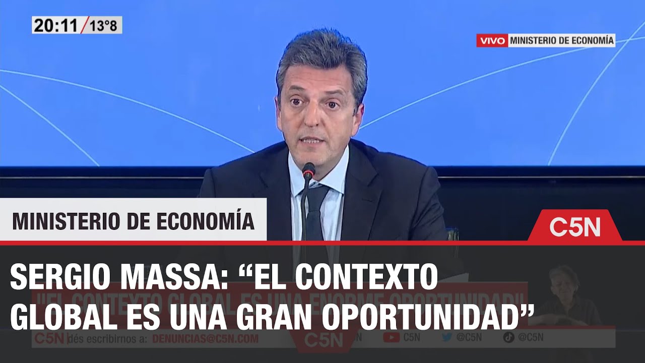 El ANUNCIO de MEDIDAS de SERGIO MASSA como MINISTRO de ECONOM&Iacute;A