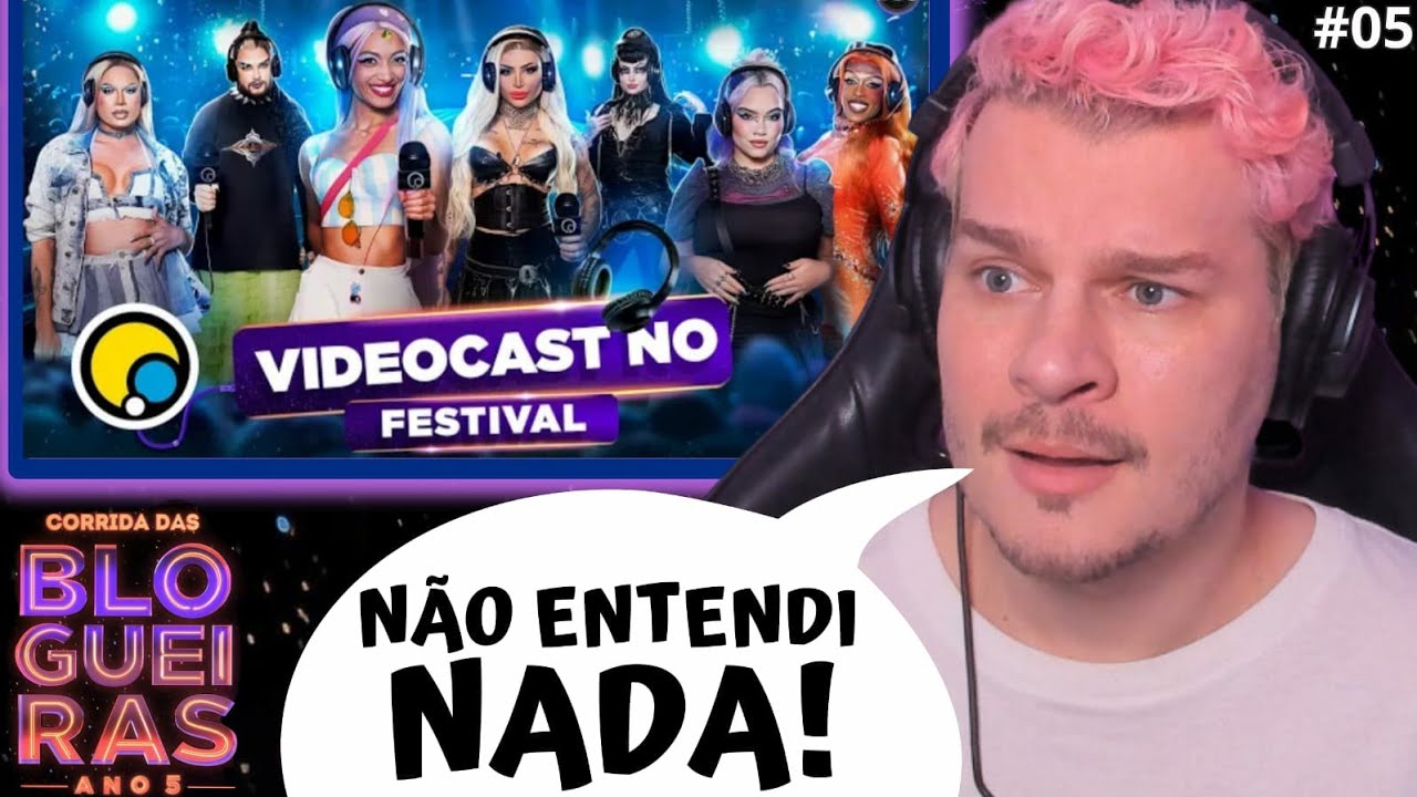 React Ep. 5 CORRIDA DAS BLOGUEIRAS 5: VIDEOCAST AO VIVO EM FESTIVAL - Diva Depressão / Vale a pena