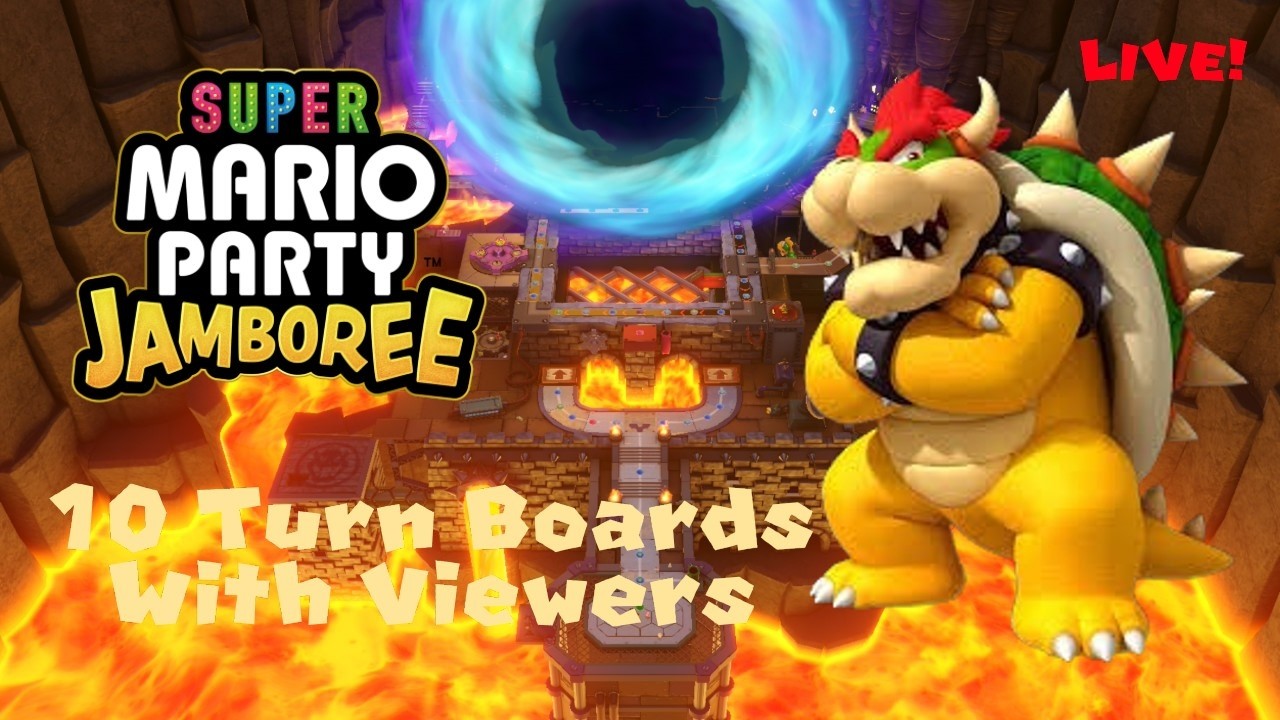 We Need More Party Madness! Super Mario Party Jamboree 10 Turn Boards with Viewers