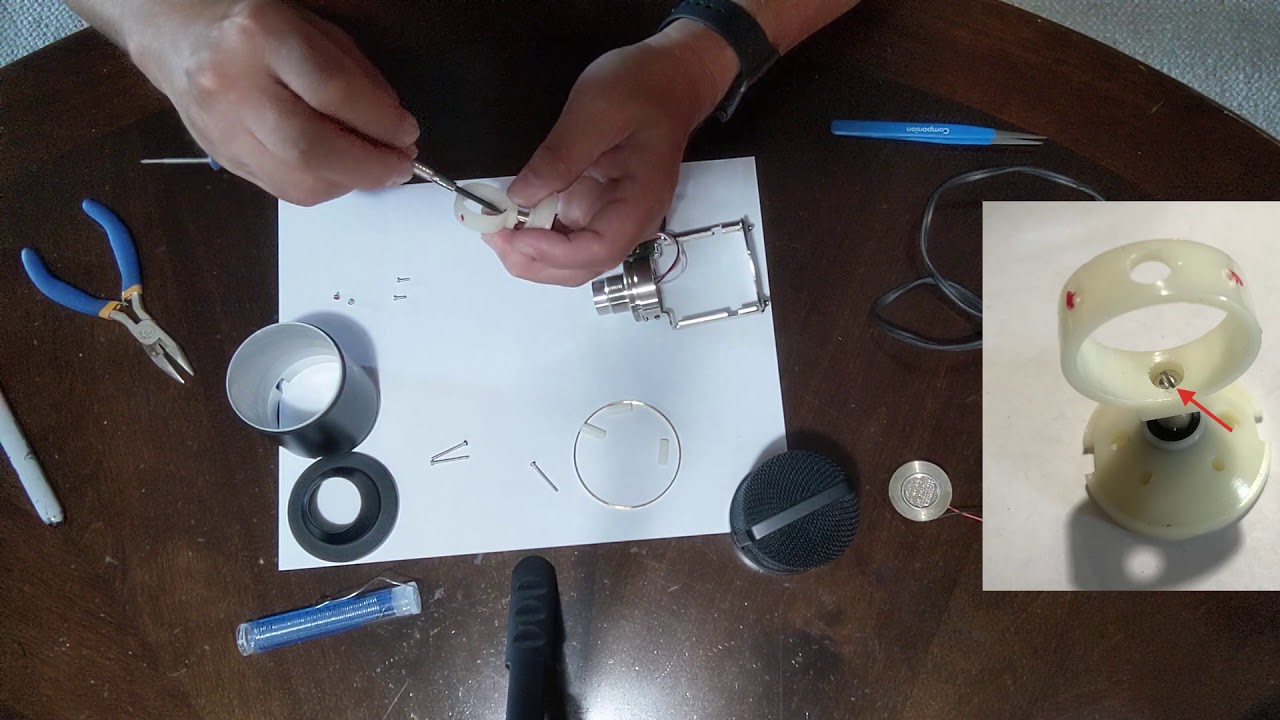 MXL770 DIY Mic Mod with RK47 Capsule. (U-47 clone capsule install)