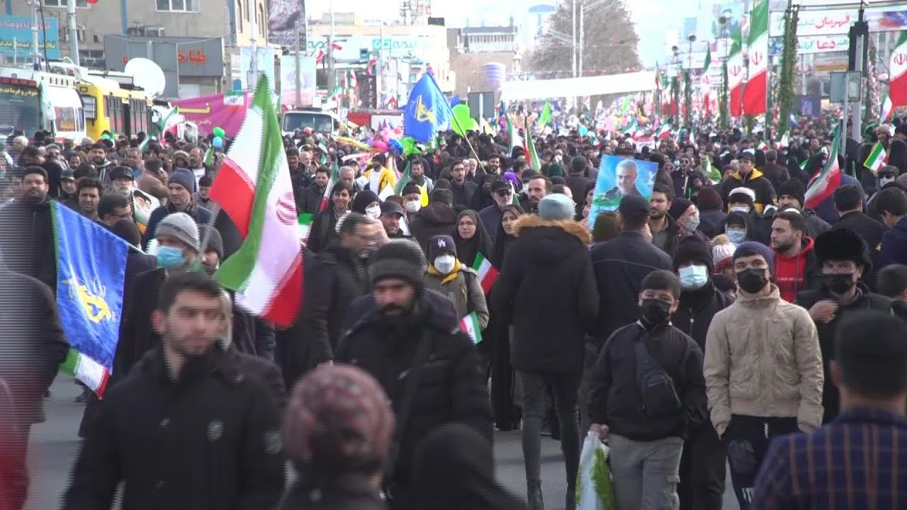 Iranians celebrate 44th anniversary of Islamic revolution | AFP