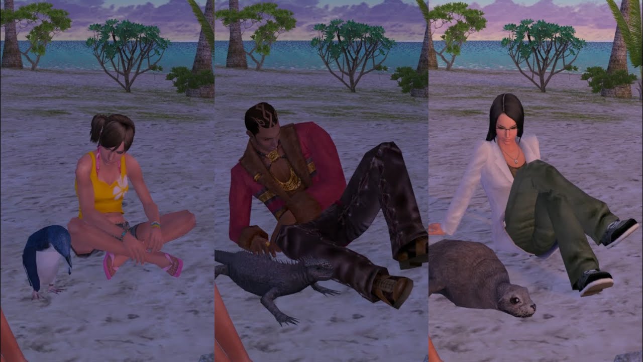 Campfire at sunrise without credits - Oceané/GG/Hayako - Endless Ocean 2