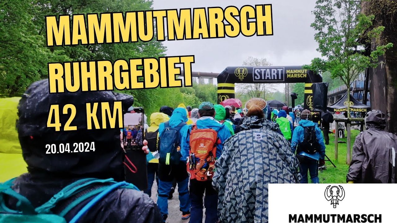 MAMMUTMARSCH RUHRGEBIET am 20.04.2024 // 42 KM - Unser 