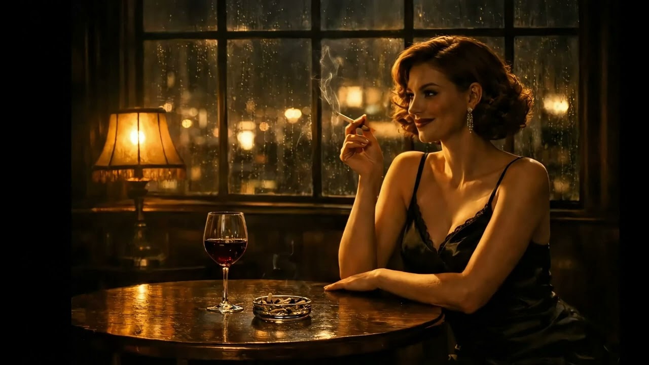 Vintage Jazz Bar Music ☕ | Smooth Female Vocals, Piano & Sax