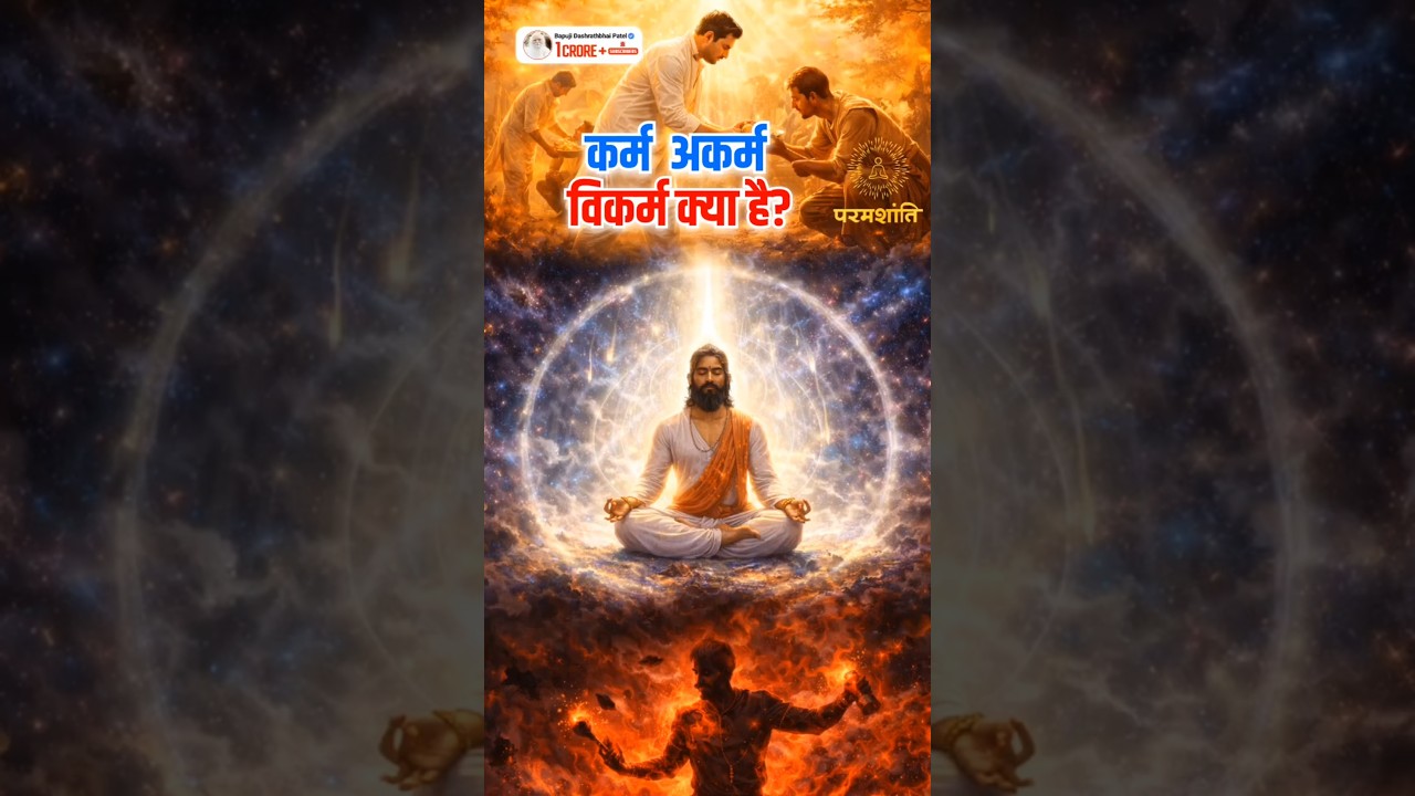 What is karma, akarma, vikarma?
