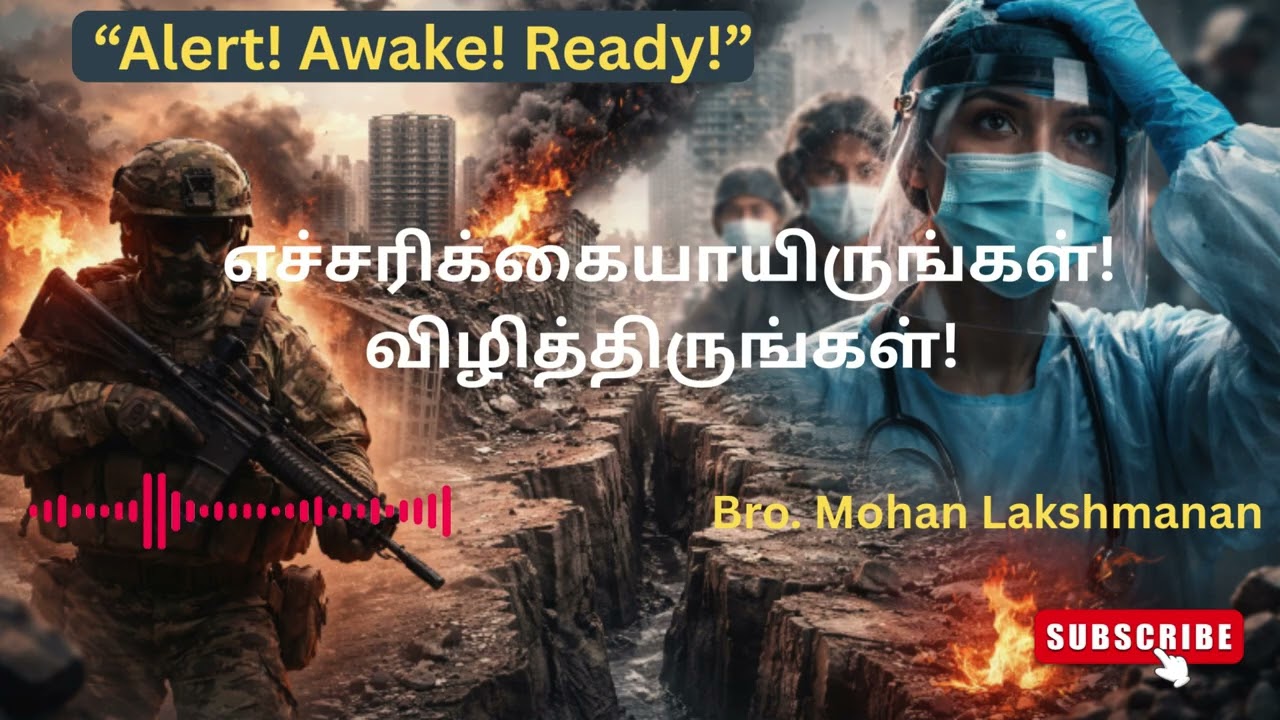 எச்சரிக்கையாயிருங்கள்! விழித்திருங்கள்! “Alert! Awake! Ready!” #endtimemessage