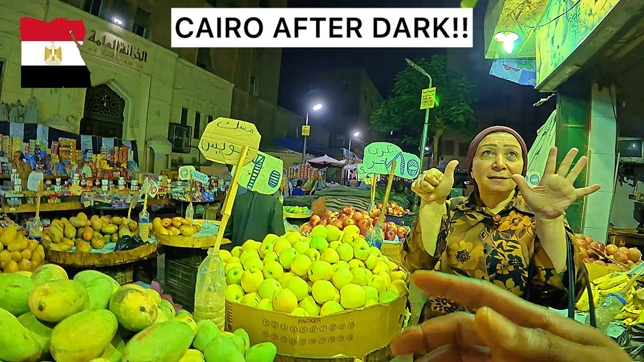 Downtown Cairo at Night is INSANE! 🌃🇪🇬