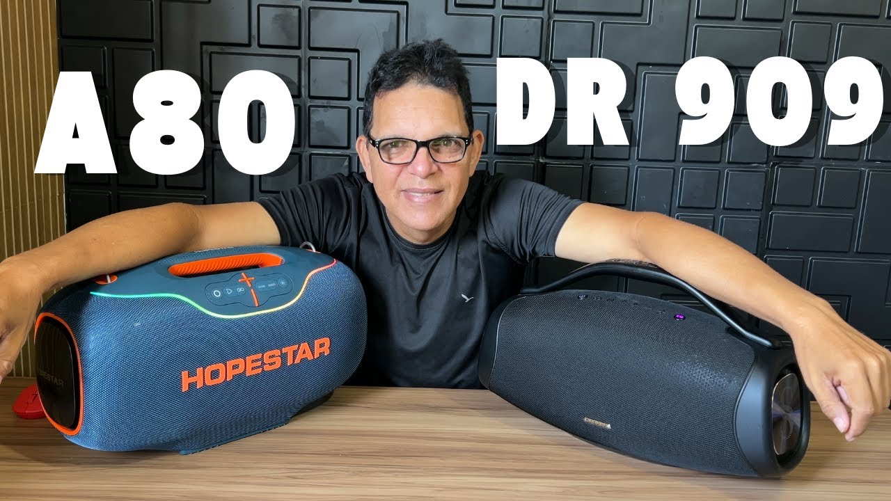 SABALA DR 909 VS HOPESTAR A 80 - Qual CAIXA DE SOM é melhor?