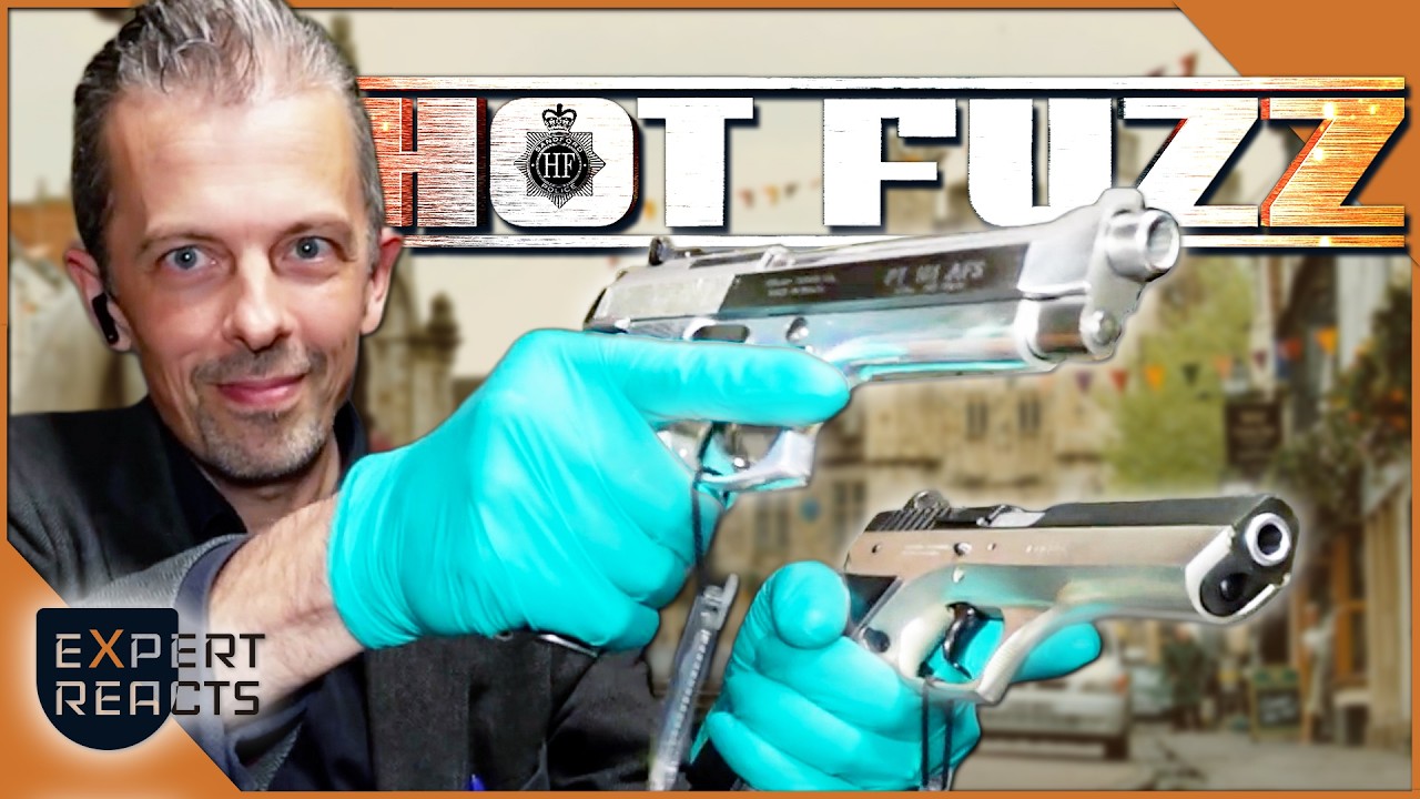 Firearms Expert Reacts to Hot Fuzz Guns | EXP