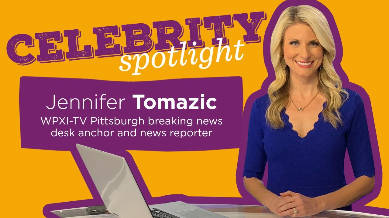 Celebrity Spotlight: Jennifer Tomazic, WPXI-TV News Desk Anchor and Reporter