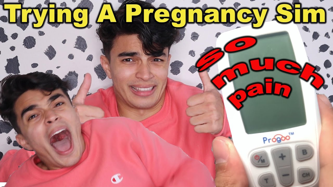 Trying A Pregnancy Simulator For The First Time
