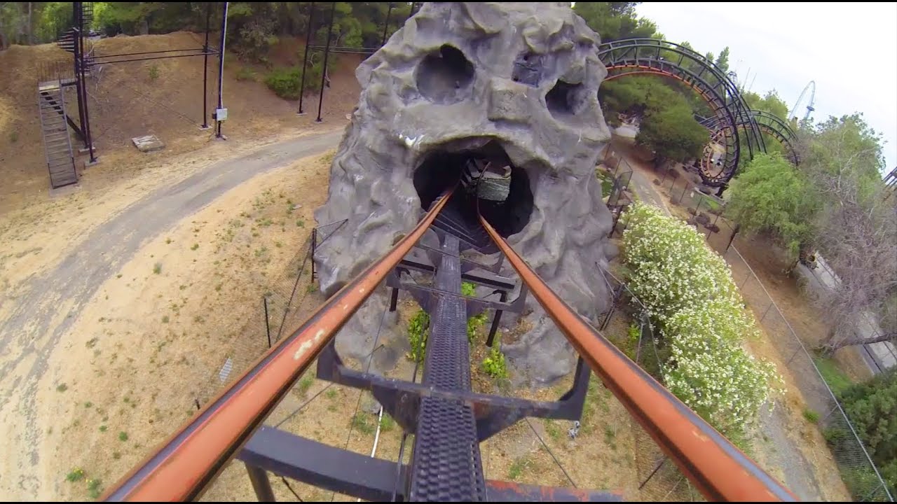 The Demon Roller Coaster POV California's Great America