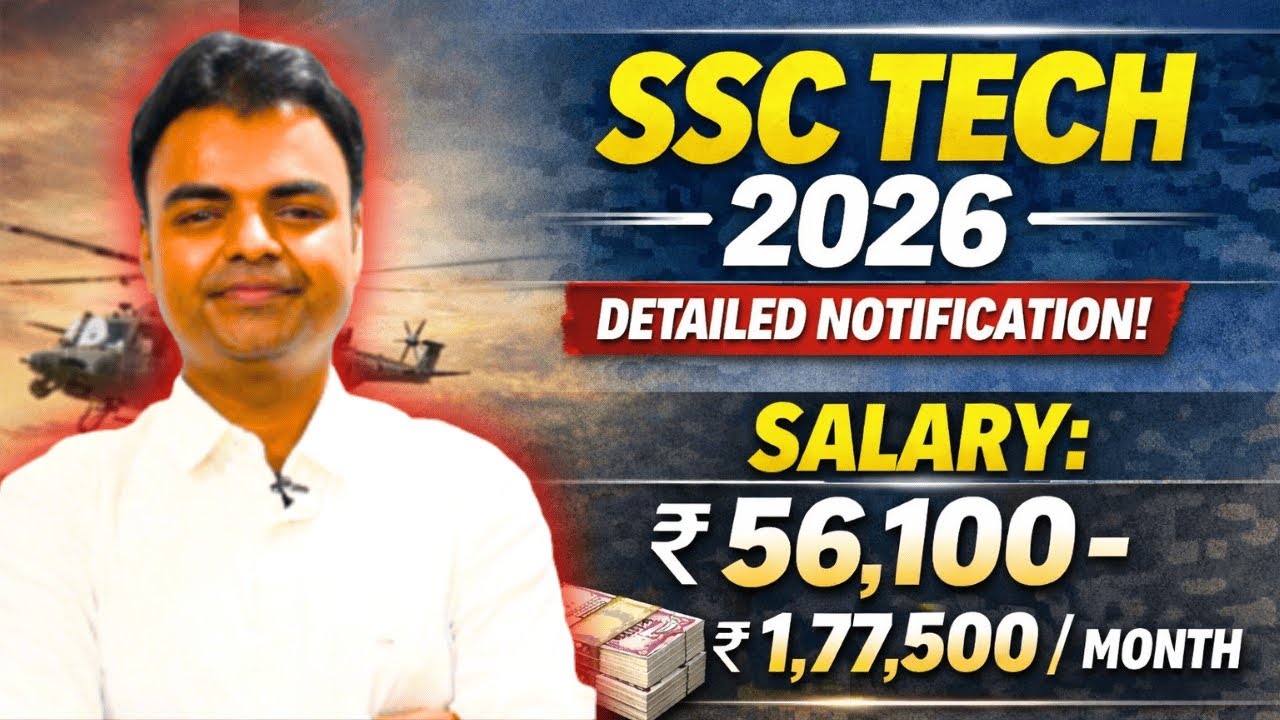 SSC Tech 67 Notification  Salary, Eligibility, Age Limits, Facilities, No Exam Defence Jobs in 2026