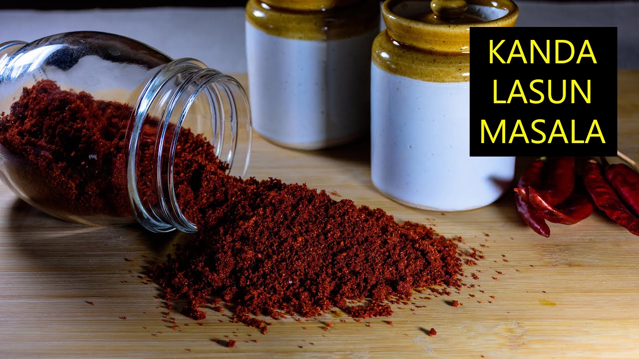 Kanda Lasun Masala Recipe | Kolhapuri Kanda Lasun Masala | Onion Garlic Masala | Indian Spice Mix